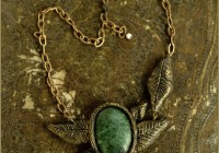 Dryad leaf necklace 