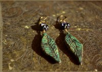 Leaves earrings