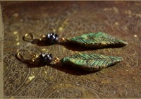 Leaves earrings