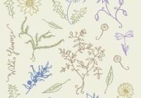 wild Flowers pattern 01